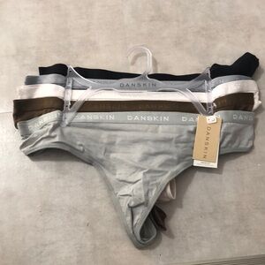Danskin Organic cotton thong - 5pack size Large